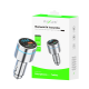 Rixus All-Metal Car FM Transmitter Bluetooth 5.3 RXBT40 - Silver