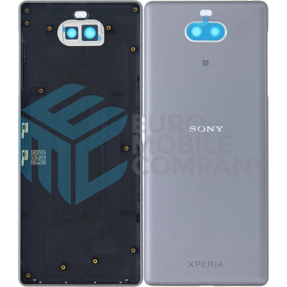 Sony Xperia 10 (I3113, I3123, I4113, I4193) Back Cover Silver Without Lens OEM