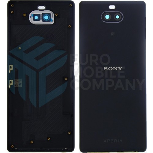 Sony Xperia 10 (I3113, I4113) Back Cover Black With Lens OEM