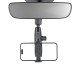 Rixus 360° Rear View Mirror Phone Holder Mount RXHW65 - Black