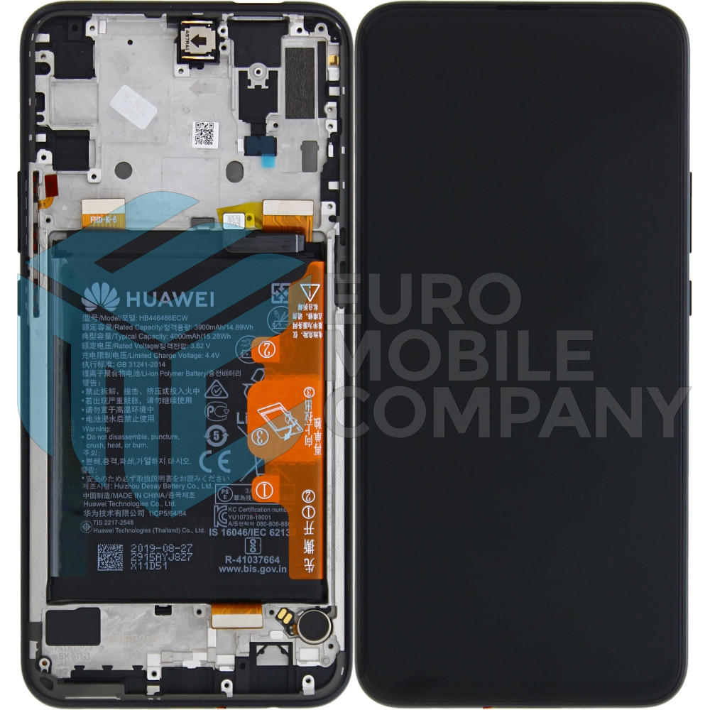 Huawei P Smart Z OEM Service Part Screen Incl. Battery (02352RRF) - Midnight Black