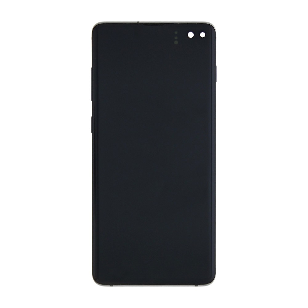 Samsung Galaxy S10 Plus G975F Display And Digitizer With Frame Prism Black Pulled