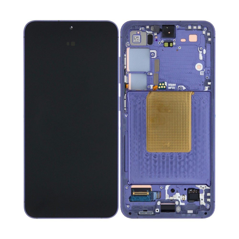 Samsung Galaxy S24 (SM-S921B) Display And Digitizer With Frame Cobalt Violet Pre-Assembled