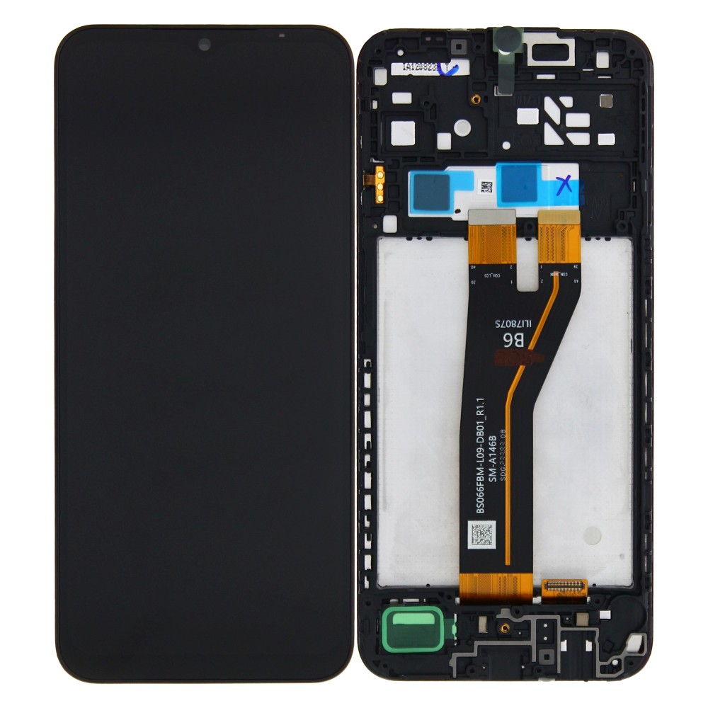 Samsung Galaxy A14 4G A145F Display And Digitizer With Frame Black Full OEM