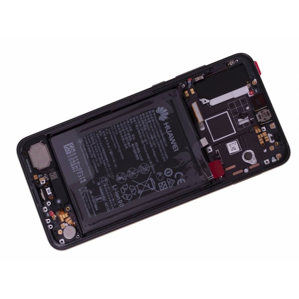 Huawei P20 Pro (CLT-L09/ CLT-L29) Display And Digitizer With Frame Incl. Battery Black  Service Part