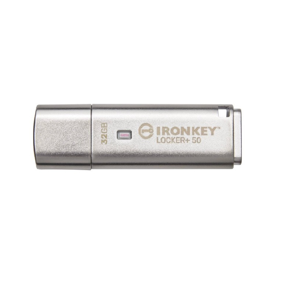 Kingston 32GB IronKey Locker Plus 50 AES Encrypted USB To Cloud - IKLP50/32GB