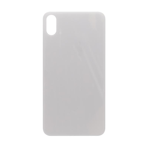 For iPhone X Extra Glass White (Enlarged Camera Frame) (excl. Logo)