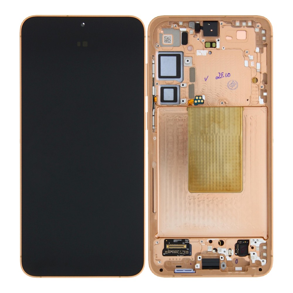 Samsung Galaxy S24 Plus (SM-S926B) Display And Digitizer With Frame Sandstone Orange Pre-Assembled