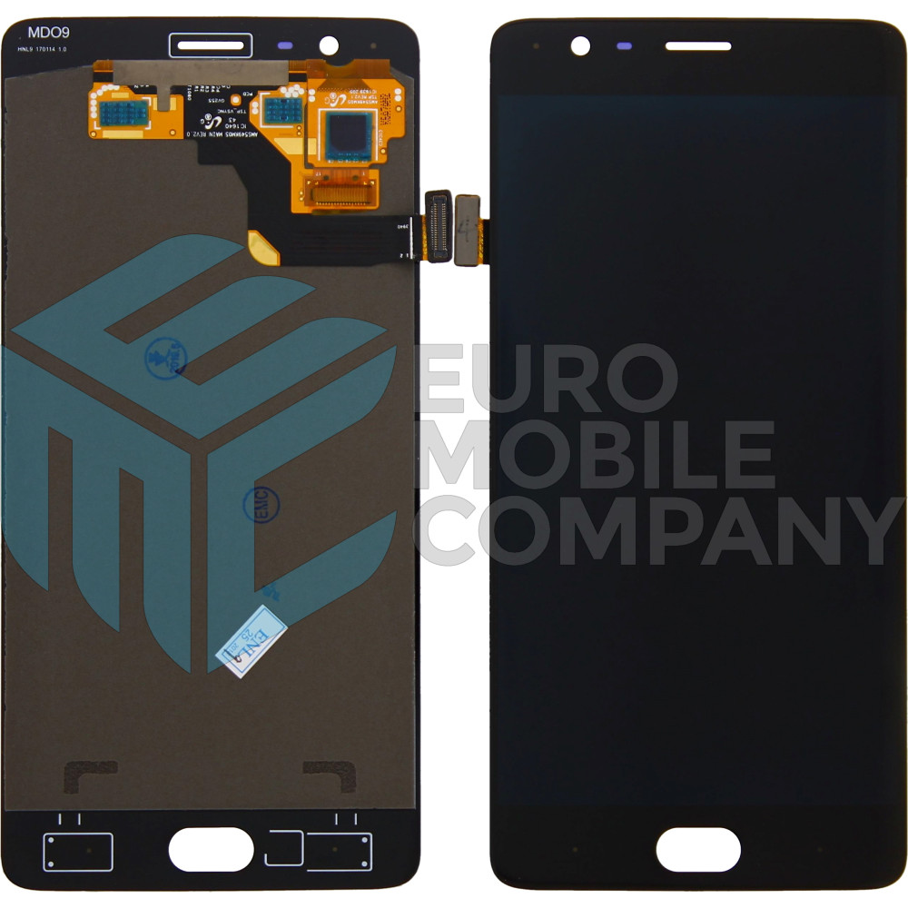 OnePlus 3/3T Display + Digitizer OEM - Black