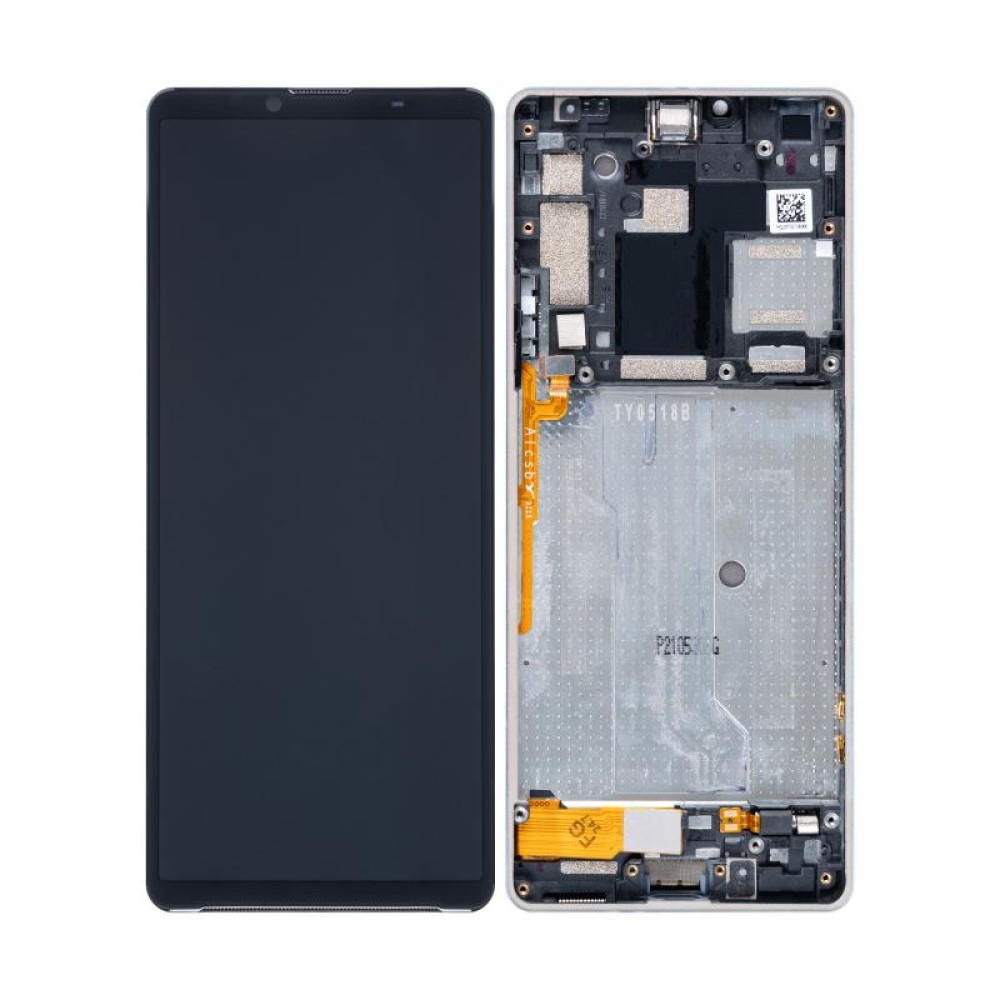 Sony Xperia 10III XQ-BT52 Display and Digitizer With Frame White OEM