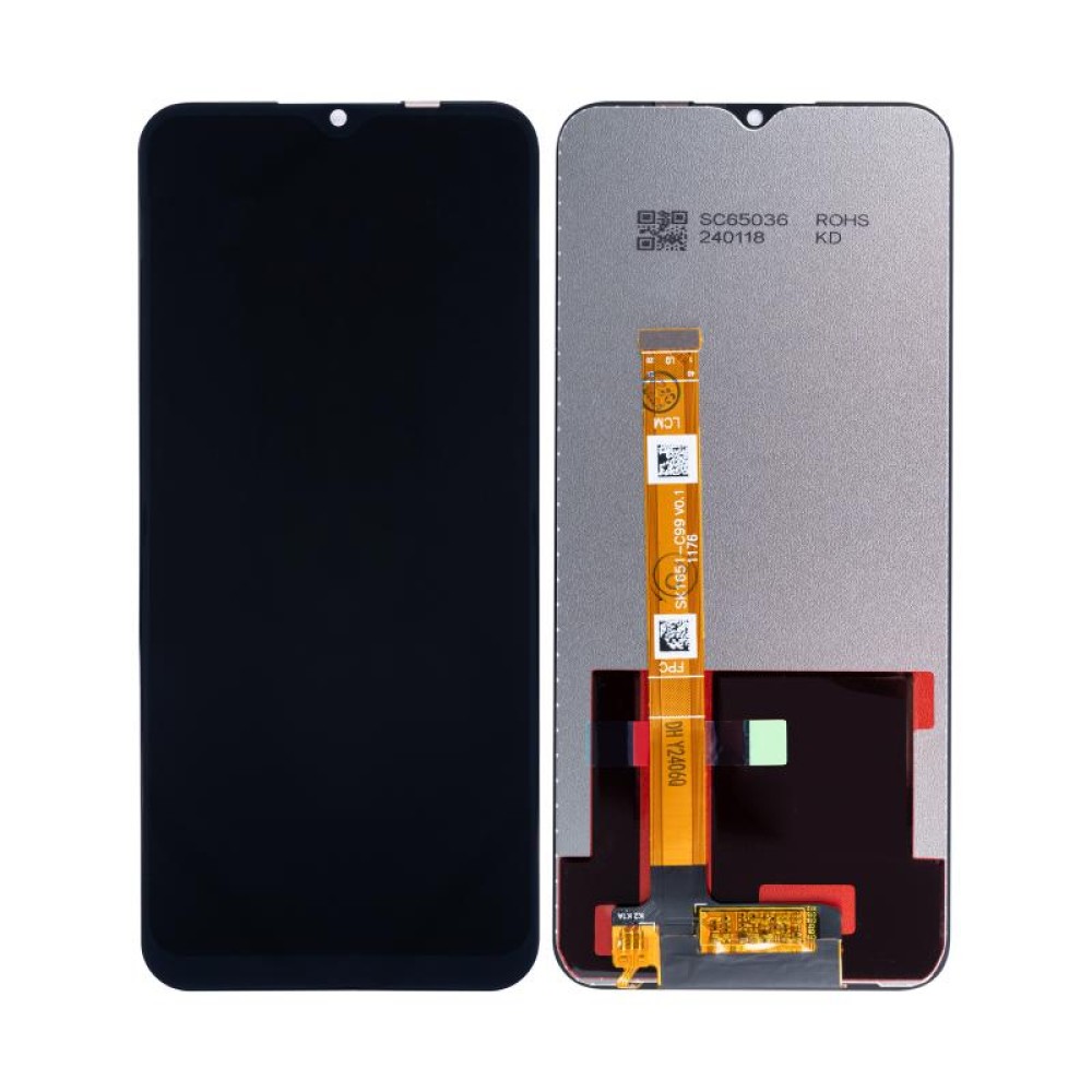 Realme C21Y (RMX3261 / RMX3263) / Realme C25Y Display + Digitizer Complete - Black