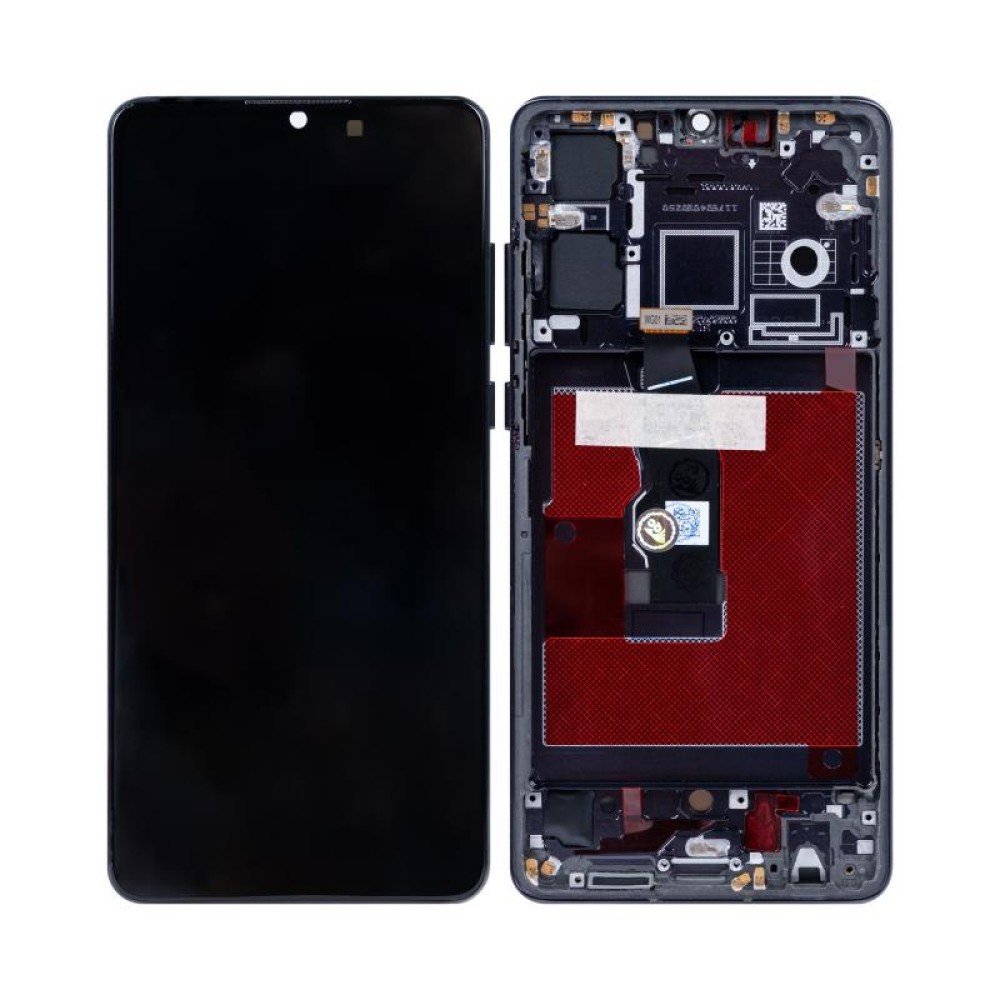 Huawei P30 (ELE-L29, ELE-L09) Display And Digitizer With Frame Black Soft-OLED