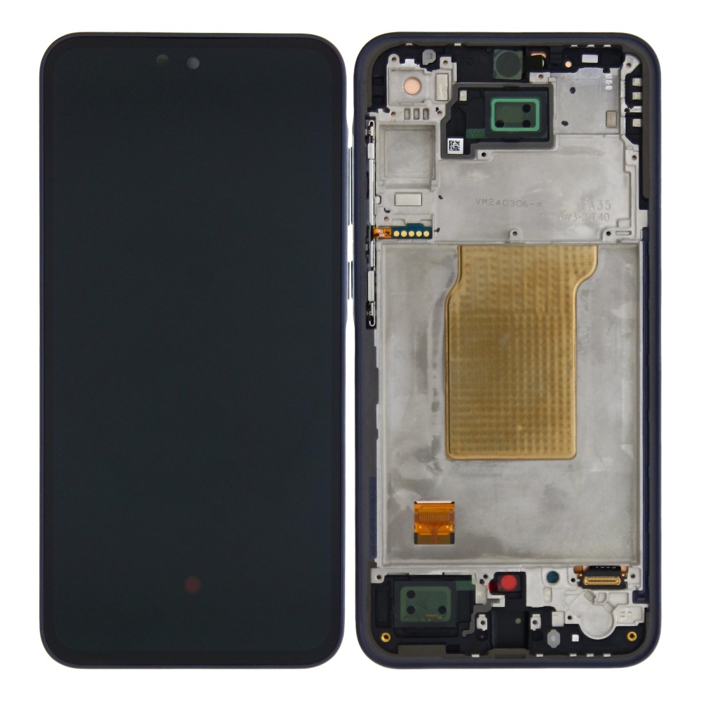 Samsung Galaxy A35 5G A356B Display And Digitizer With Frame Navy Pre Assembled