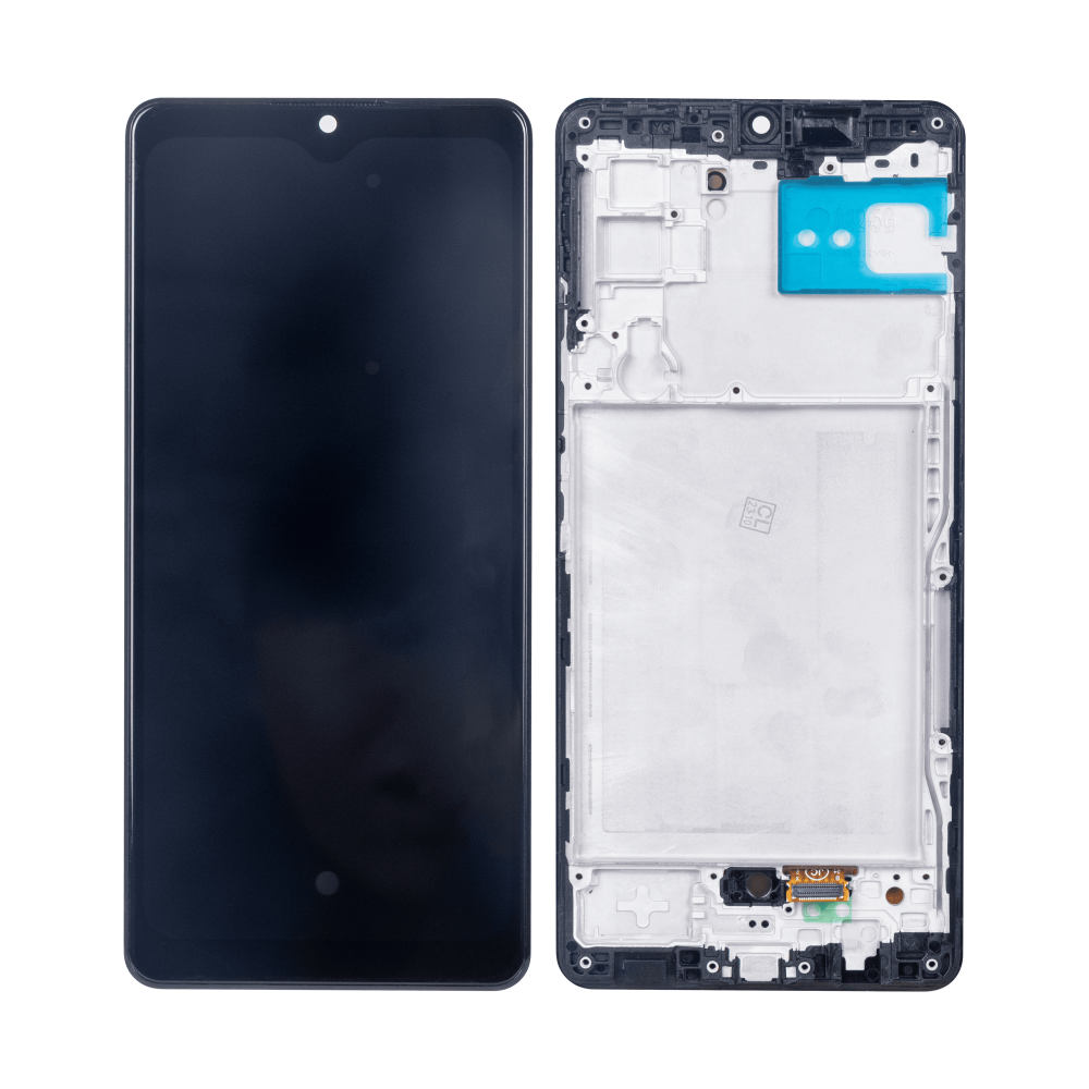 Samsung Galaxy A42 5G A426B Display And Digitizer With Frame Prism Dot Black Soft-OLED