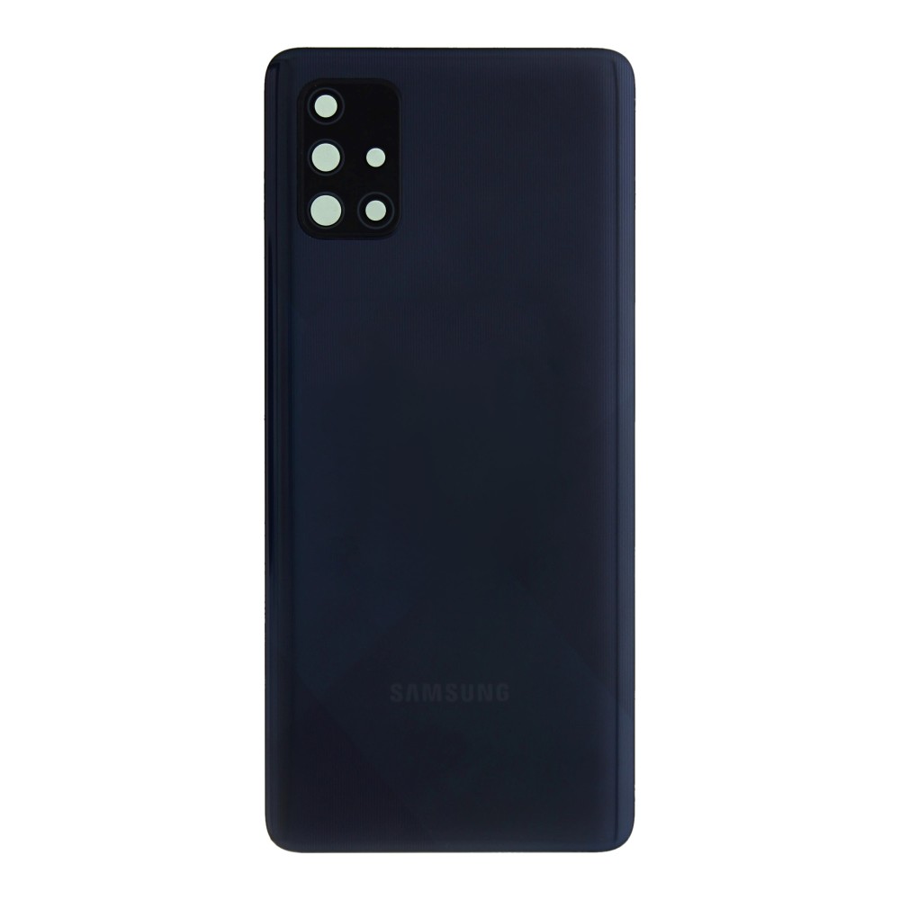 Samsung Galaxy A71 A715F Back Cover Prism Crush Black With Lens OEM