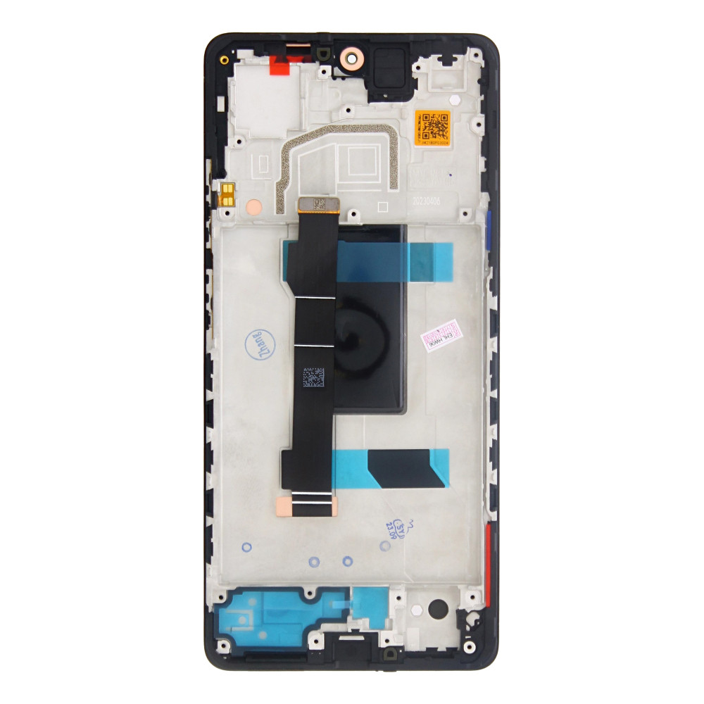 Redmi Note 12 Pro 5G (22101316C / 22101316I) OEM Display + Digitizer Complete + Frame - Black