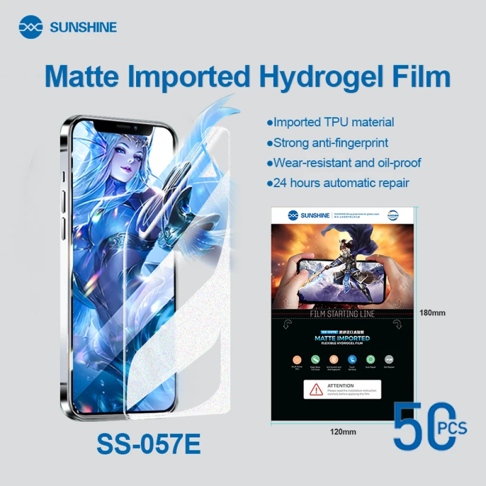 Sunshine SS-057E Matte Imported Hydrogel Film (50pcs)