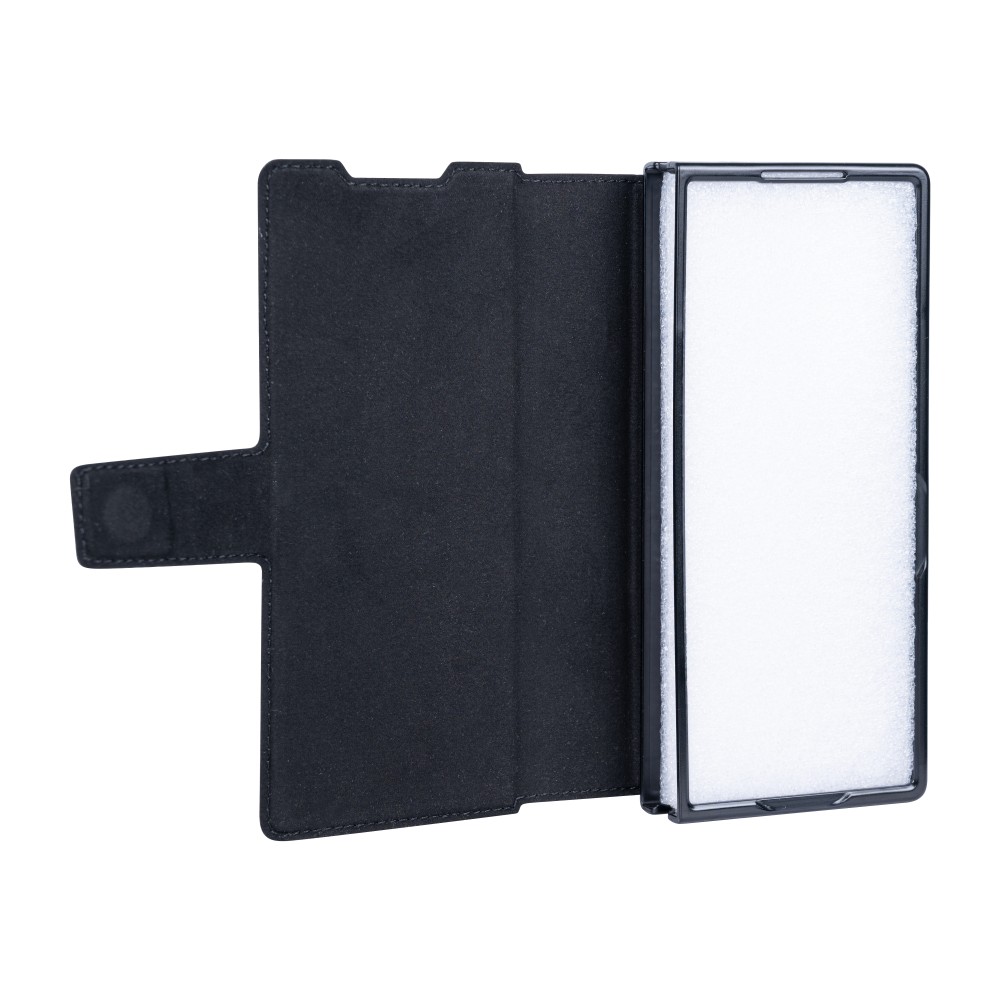 Rixus Wallet Case For Samsung Galaxy Z Fold 6 With Pen Holder Black