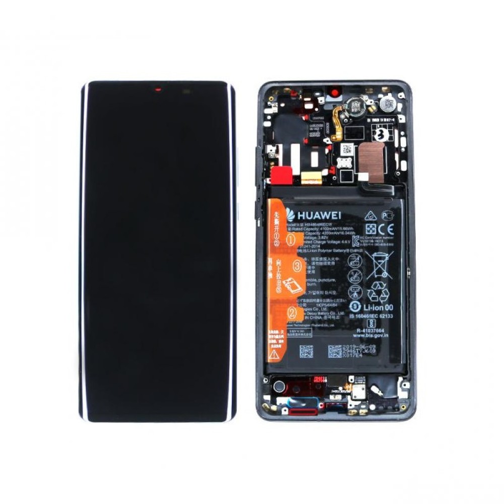 Huawei P30 Pro / P30 Pro New Edition OEM Service Part Screen Incl. Battery (02355MUL) - Black