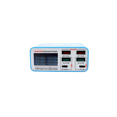 Relife RL-304N Digital Display 6 Port Lightning Charger