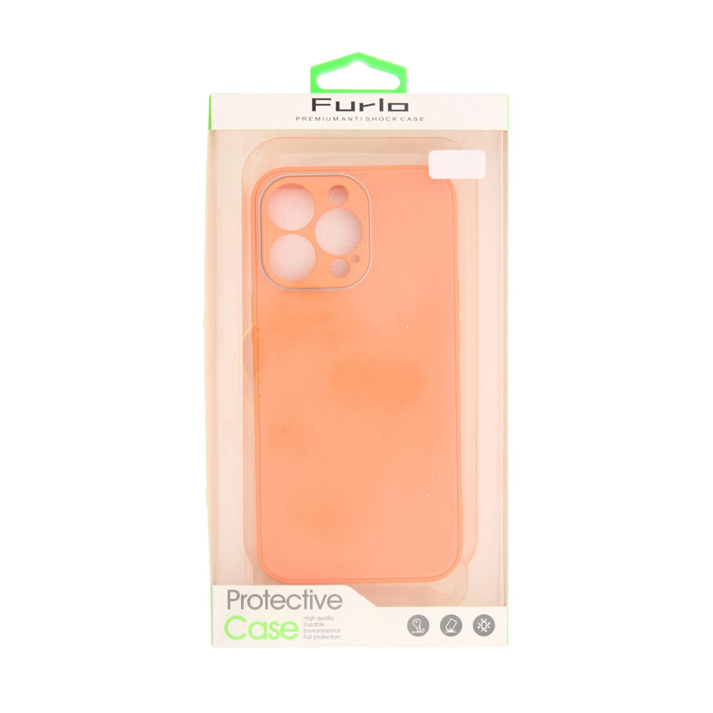 Furlo Protective Shining TPU Case For iPhone 13 Mini - Orange
