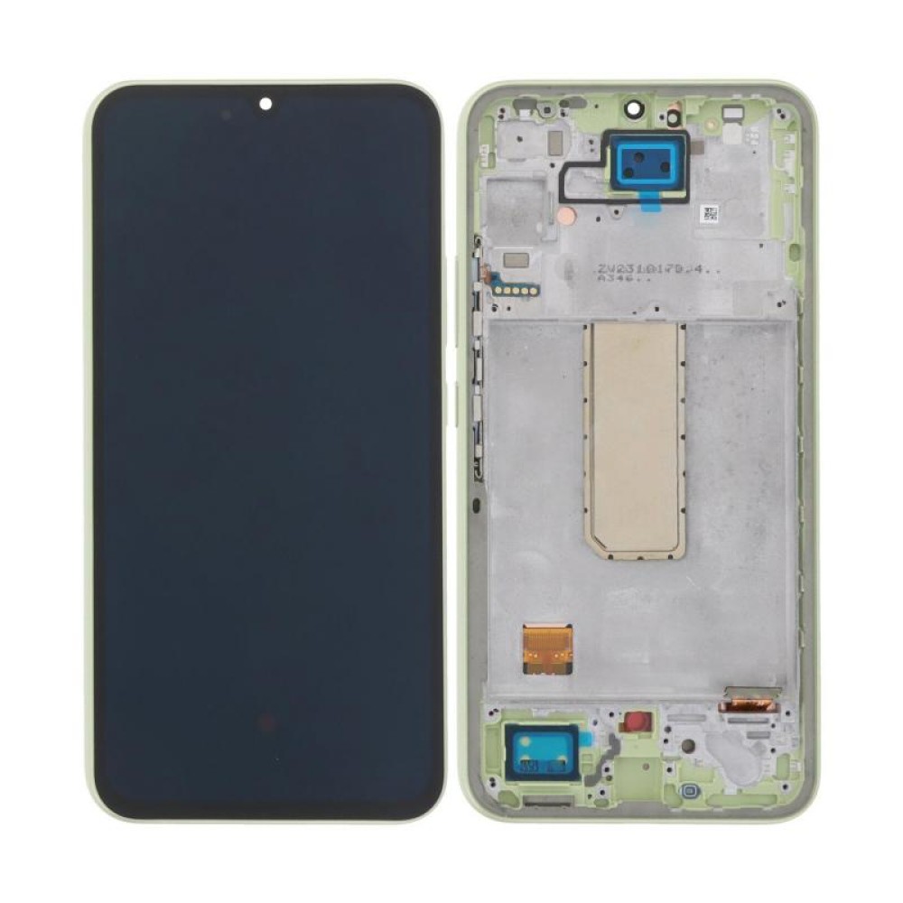 Samsung Galaxy A34 5G A346B Display And Digitizer With Frame Lime Soft-OLED