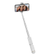 Rixus Mini Integrated Selfie Stick Bluetooth RXSF30A - White