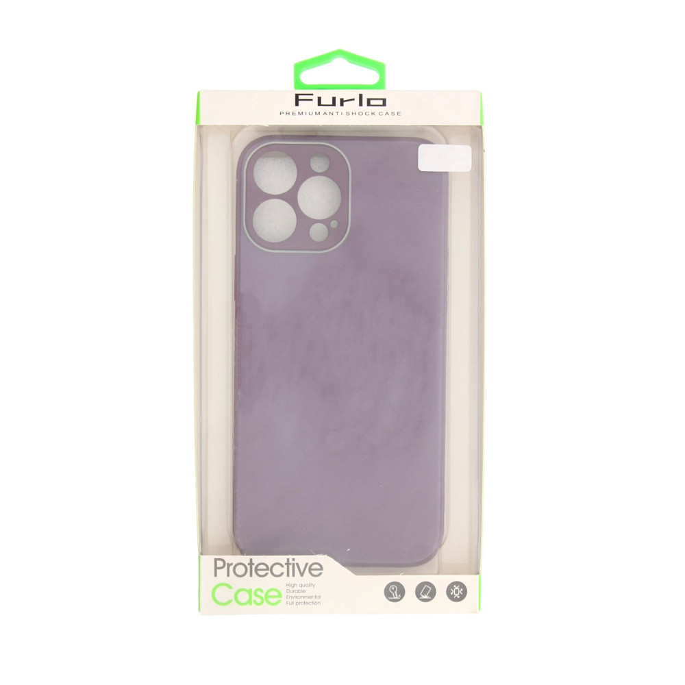 Furlo Protective Shining TPU Case For iPhone 12 Pro - Dark Purple
