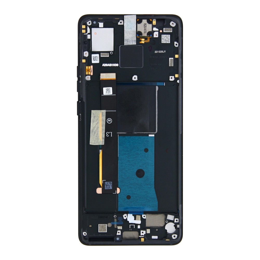 Motorola Edge 40 XT2303-2 Display And Digitizer With Frame Black Service Pack