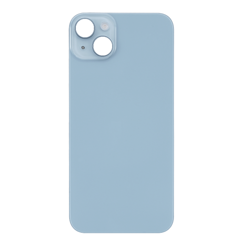 For iPhone 14 Plus Extra Glass Blue (Enlarged Camera Frame)  (excl. Logo)