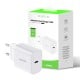 Rixus RX2021 AC Adapter With PD Port 3.0 Output 20W White