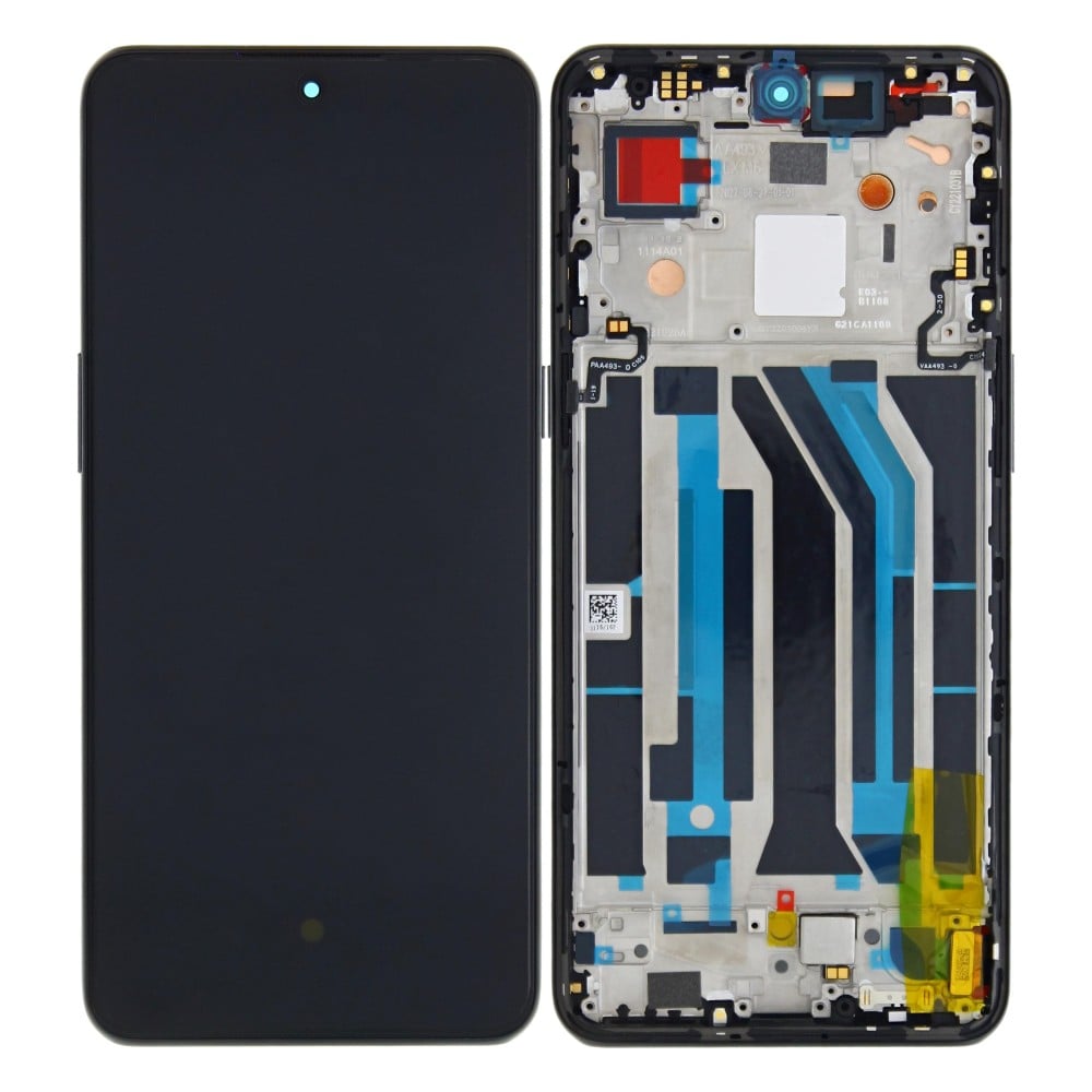 OnePlus 10T 5G (CPH2415) Display Complete + Frame (2011100414) - Moonstone Black