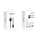 Data Cable US4001M USB-A To USB-C 100CM Black