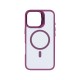 Rixus Classic 03 Case With MagSafe For iPhone 16 Pro Max Dark Pink