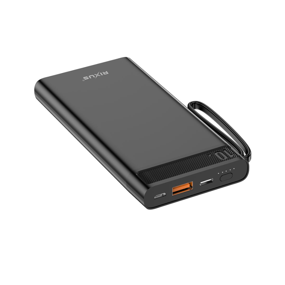 Rixus High Capacity Powerbank 10000 mAh 22.5W RXPB51 - Black