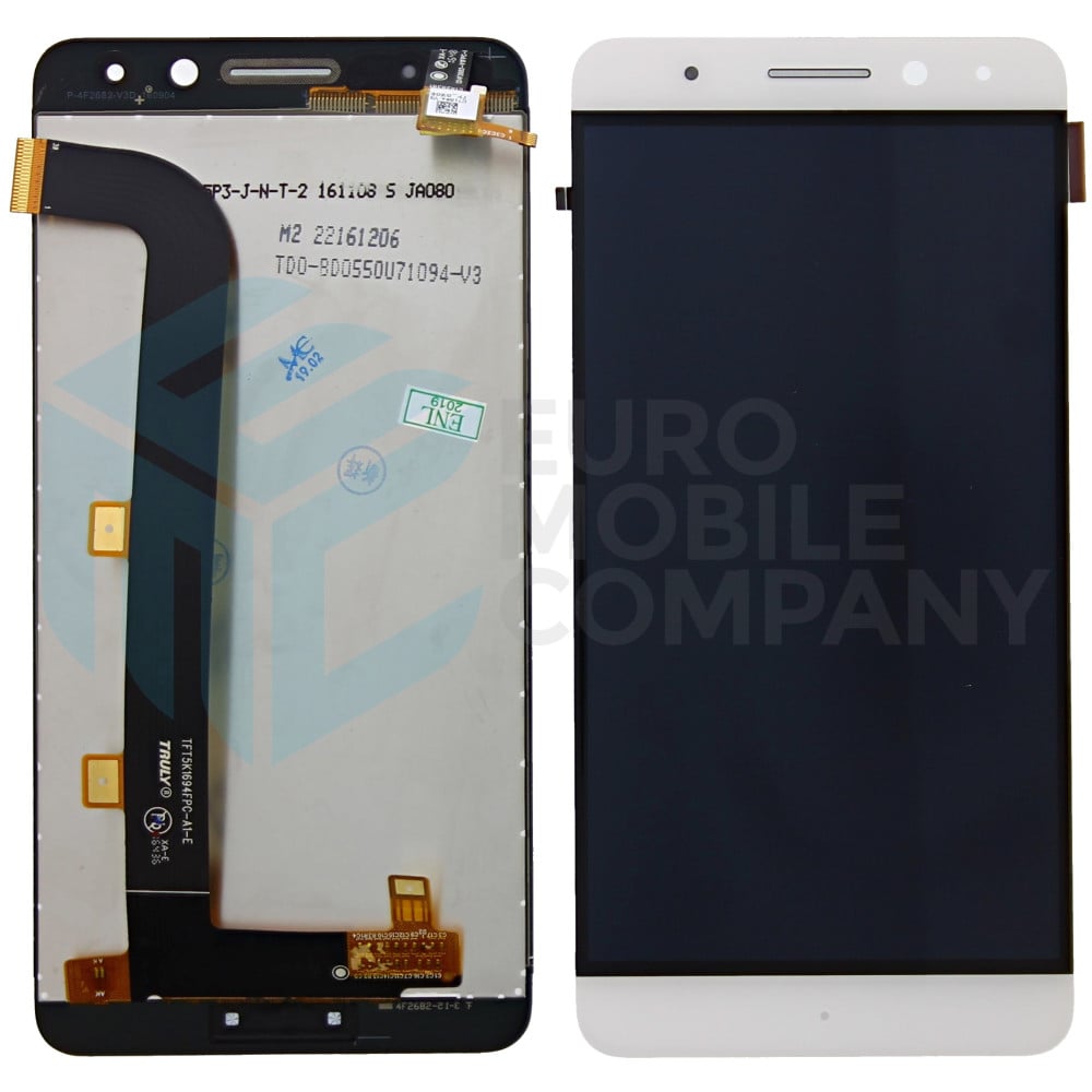 General Mobile GM5 Plus Display + Digitizer - White