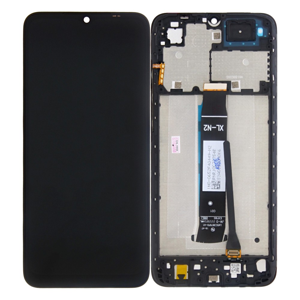 Xiaomi Redmi A2 (23028RN4DG / 23026RN54G) A2 Plus (23028RNCAG / 23028RN4DI) Display + Digitizer Complete + Frame - Black