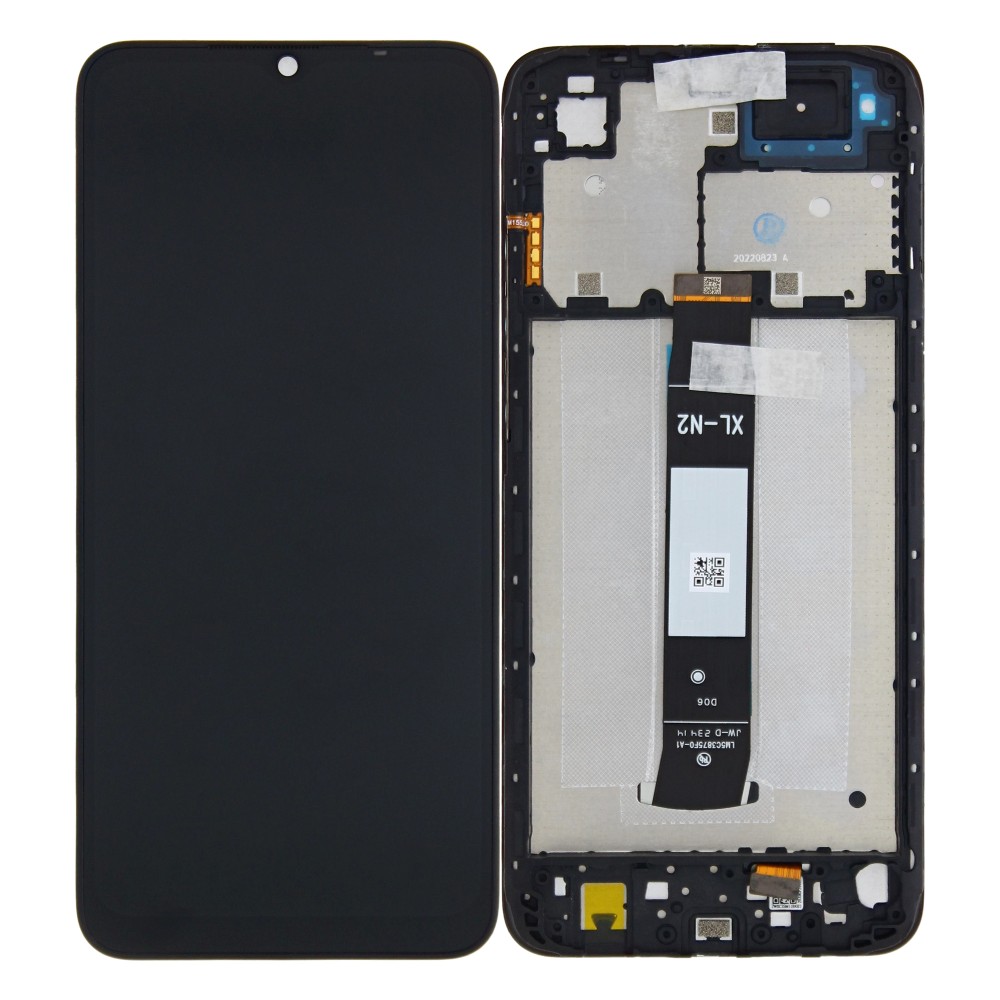 Xiaomi Redmi A1 / Redmi A1 Plus Display + Digitizer + Frame (5600010C3S00) - Black