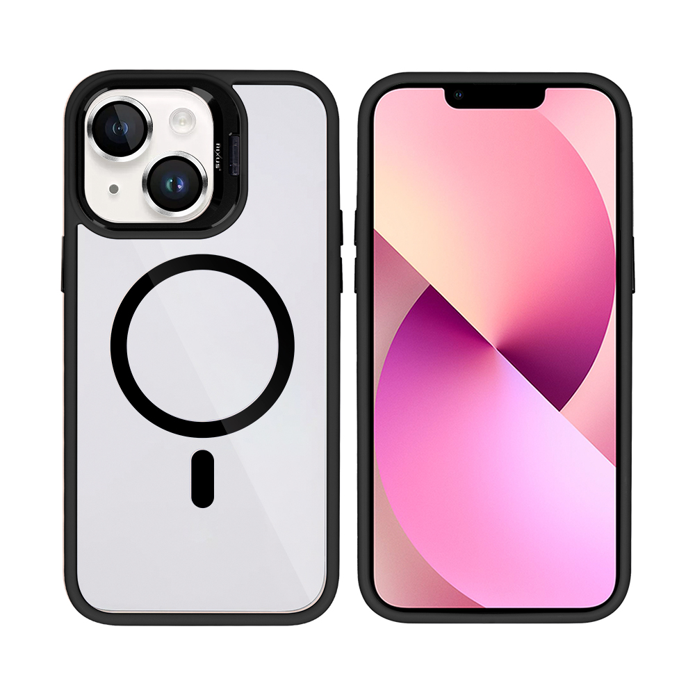 Rixus Classic 03 Case With MagSafe For iPhone 13 Black