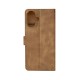 Rixus Bookcase For iPhone 16 Light Brown