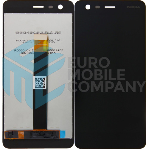 Nokia 2 Display + Digitizer Complete - Black