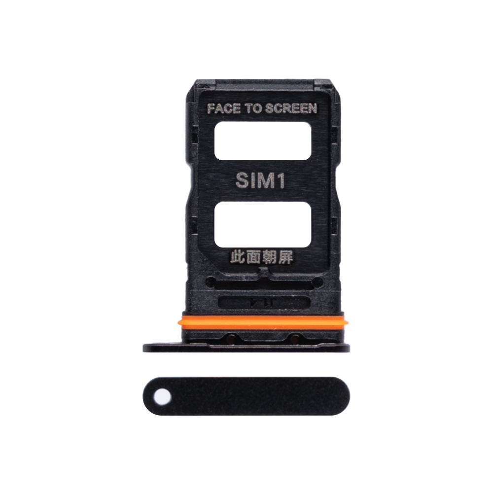 Xiaomi 14 Ultra (24030PN60G) Dual Sim Card Holder Black OEM