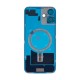 For iPhone 16 Plus Extra Glass Without NFC, Enlarged Camera Frame Teal