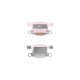 For iPhone 15, 15 Plus System Connector Port Pink (5pcs)