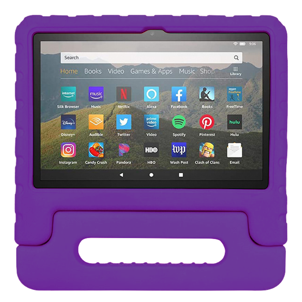 Rixus RXTC06 Tablet Kids Case For IPad Mini 1, 2, 3, 4, 5 7.9'' Purple