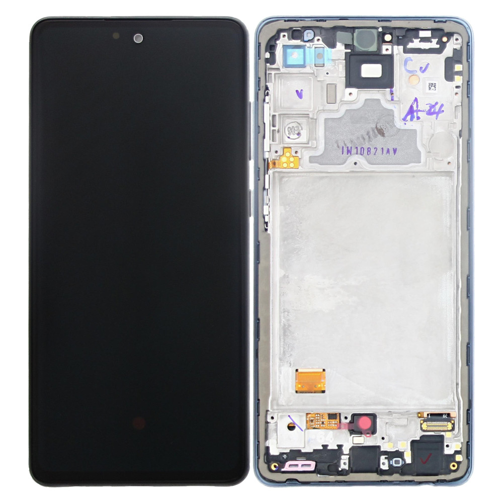 Samsung Galaxy A72 4G/5G 2021 SM-A725/A726 ( GH82-25460A) Display Complete (No Battery) - Awesome Black