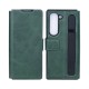 Rixus Wallet Case For Samsung Galaxy Z Fold 6 With Pen Holder Green