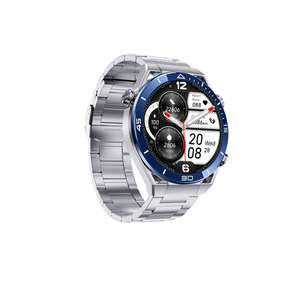 DTNO 1 DT Ultra Mate Smart Watch Silver/ Blue