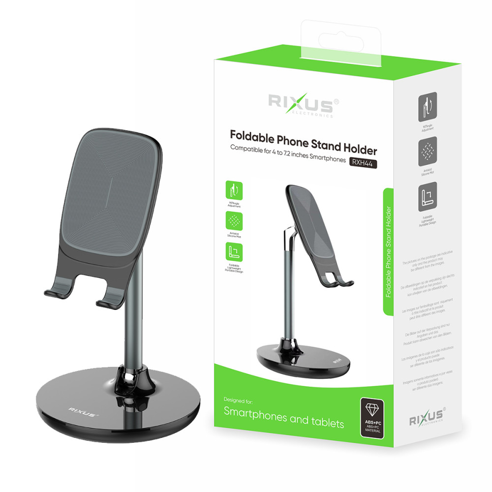 Rixus RXH44 Foldable Desk Phone Stand Holder