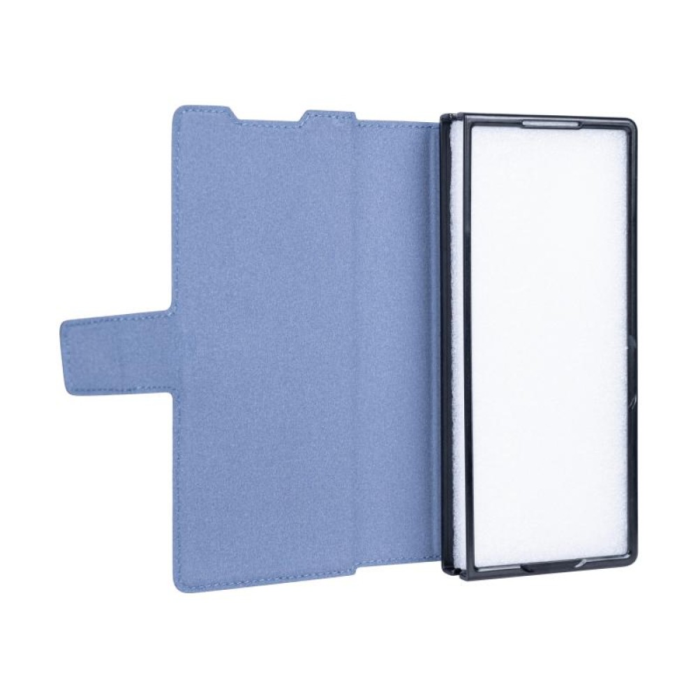 Rixus Wallet Case For Samsung Galaxy Z Fold 6 With Pen Holder Light Blue